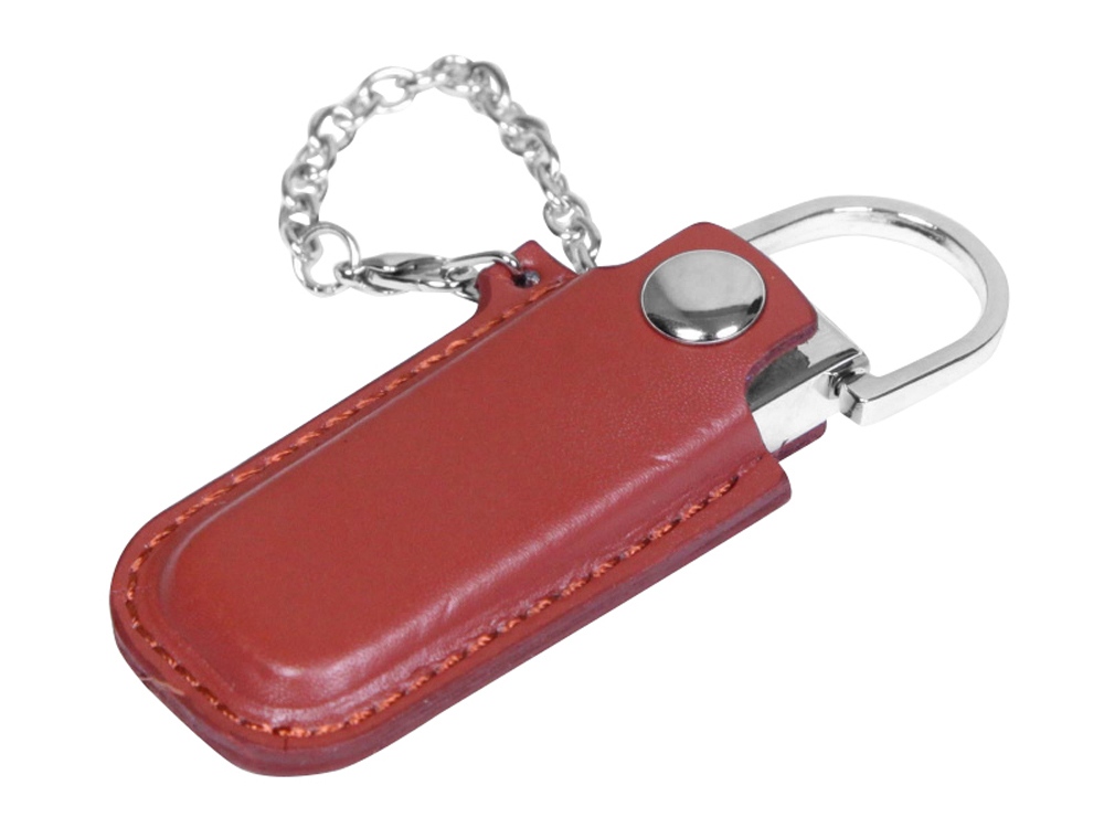 Артикул: K6214.16.14 — USB 2.0- флешка на 16 Гб в массивном корпусе с кожаным чехлом