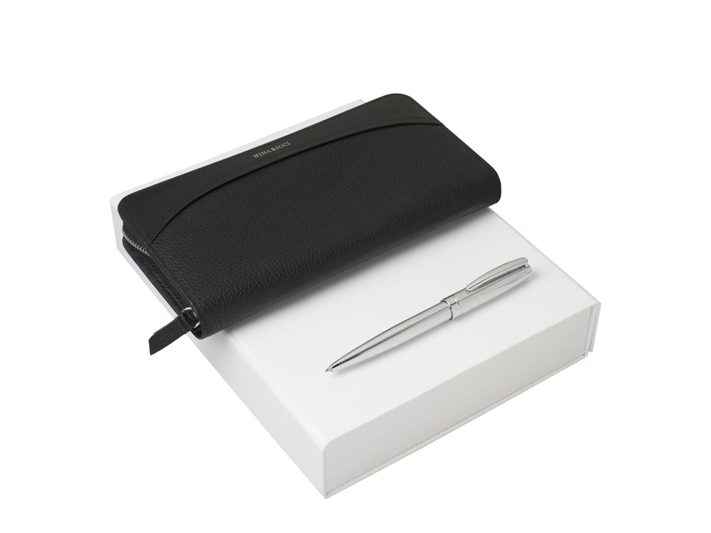 Артикул: KRPBL628 — Подарочный набор Embrun: дорожный кошелек, ручка шариковая