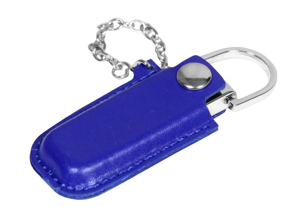 Артикул: K6214.32.02 — USB 2.0- флешка на 32 Гб в массивном корпусе с кожаным чехлом