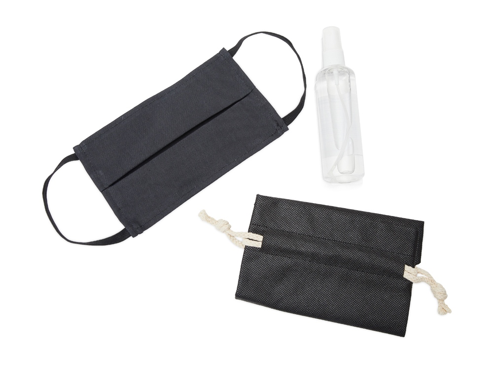 Артикул: K112015 — Набор средств индивидуальной защиты в подарочном мешочке «Protect»