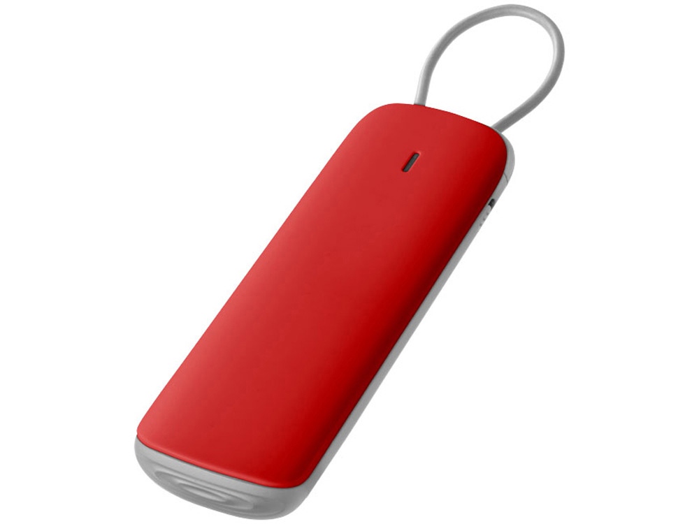 Переносная флешка. Аккумулятор Avenue флэт 3000 Mah. МАЧ красные места. Flat 3000