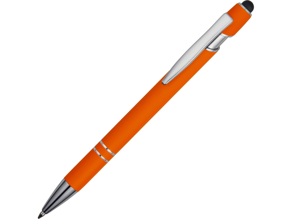 Артикул: K18381.13 — Ручка-стилус металлическая шариковая «Sway» soft-touch