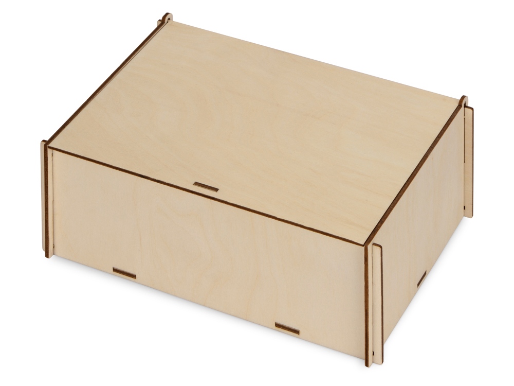 Артикул: K625308 — Деревянная коробка с наполнителем-стружкой «Ларь»