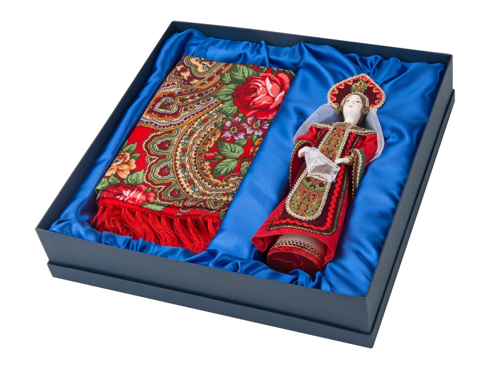 Артикул: K94801 — Подарочный набор «Евдокия»: кукла, платок