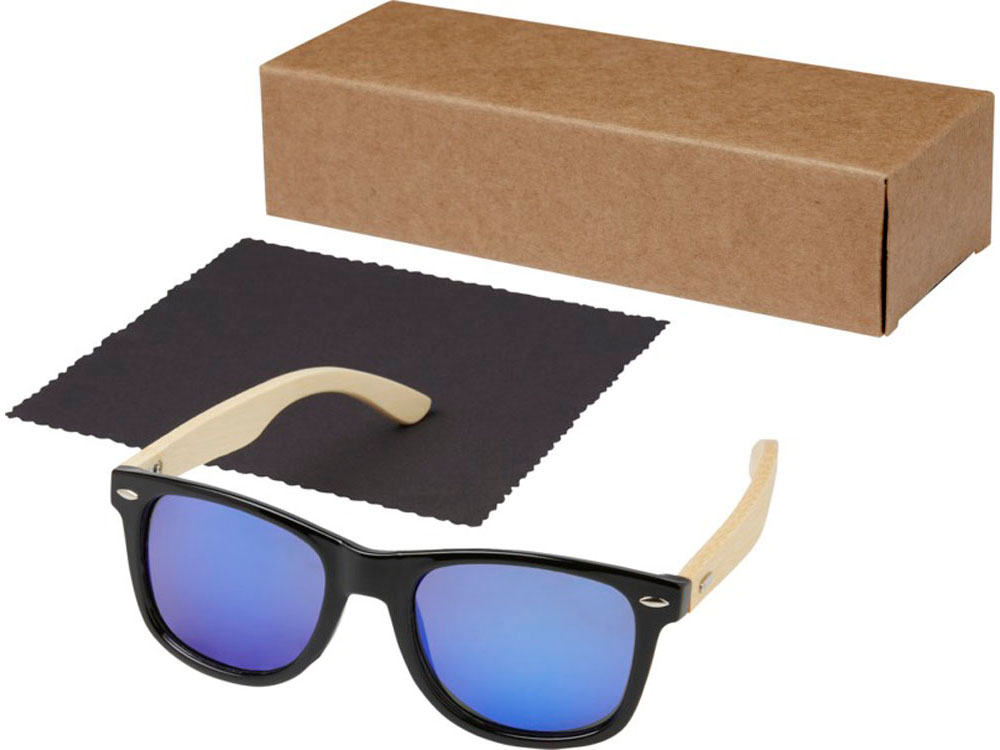 Артикул: K12700171 — Солнцезащитные очки «Taiyō» в оправе из переработанного PET-пластика и бамбука
