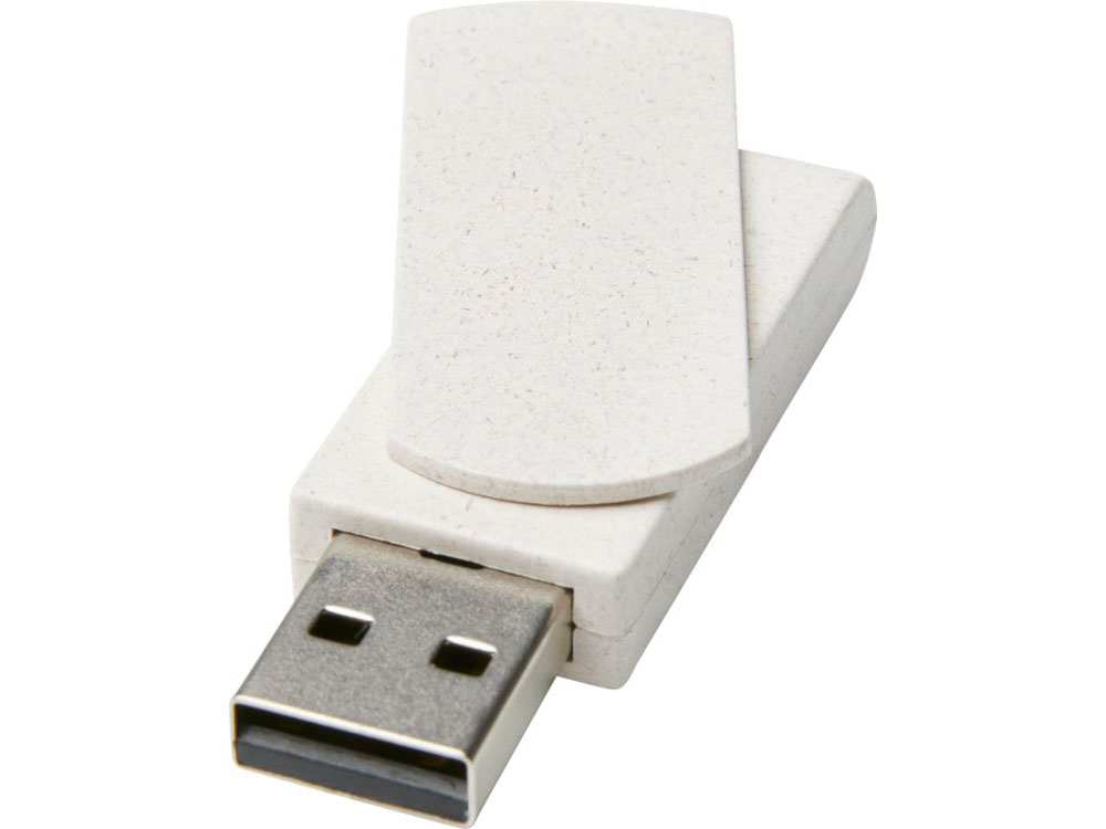 Артикул: K12374302 — USB 2.0-флешка на 4ГБ «Rotate» из пшеничной соломы