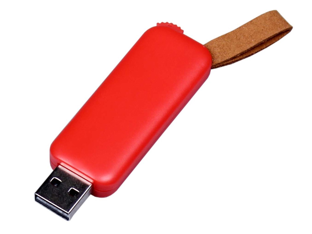 Артикул: K6644.128.01 — USB 3.0- флешка промо на 128 Гб прямоугольной формы, выдвижной механизм