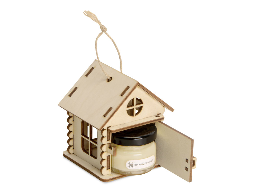 Артикул: K700774 — Подарочный набор «Крем-мед с ванилью в домике»