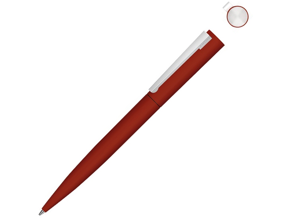 Артикул: K187991.01 — Ручка шариковая металлическая «Brush Gum», soft-touch
