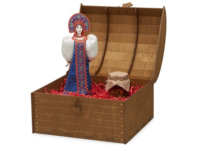 Подарочный набор: кукла фарфоровая, мёд с миксом из орехов (K94750)