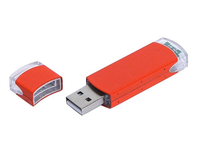 USB 2.0- флешка промо на 16 Гб прямоугольной классической формы (K6014.16.08)