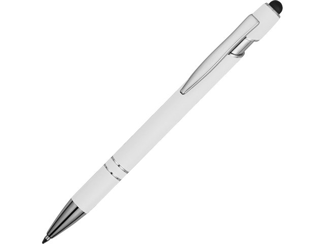 K18381.06 - Ручка-стилус металлическая шариковая «Sway» soft-touch