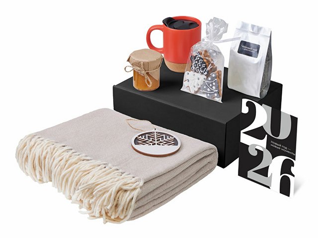 Подарочный набор «Re:Nest» с пледом, кружкой и вареньем (K210095.01)