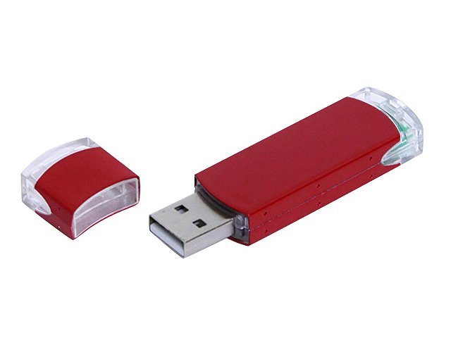USB 2.0- флешка промо на 4 Гб прямоугольной классической формы (K6014.4.01)