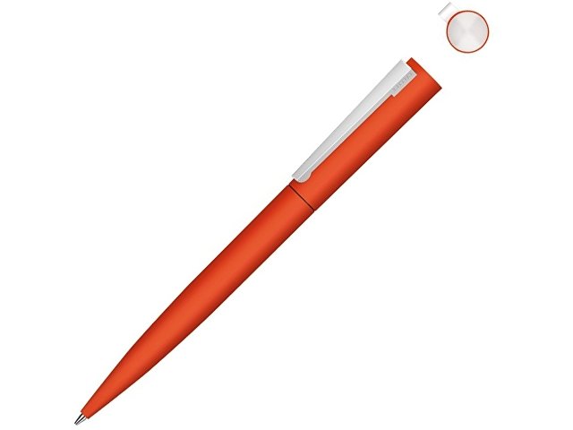 K187991.08 - Ручка шариковая металлическая «Brush Gum», soft-touch