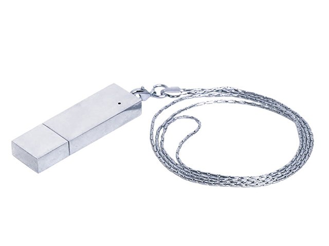 K7201.8.00 - USB 2.0- флешка на 8 Гб в виде металлического слитка