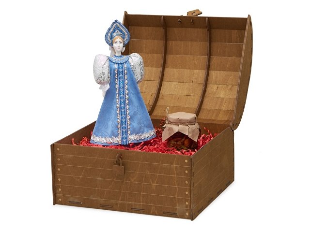Подарочный набор: кукла фарфоровая, мёд с миксом из орехов (K94751)