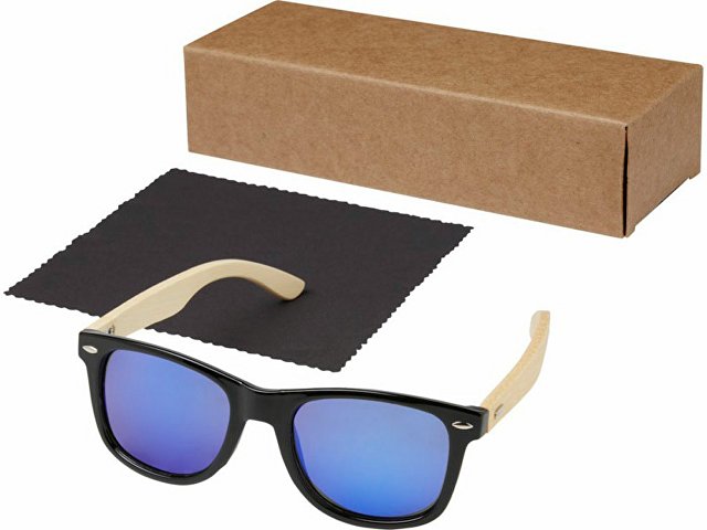 Солнцезащитные очки «Taiyō» в оправе из переработанного PET-пластика и бамбука (K12700171)