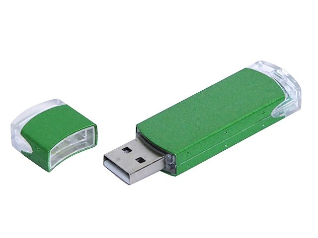 USB 2.0- флешка промо на 16 Гб прямоугольной классической формы (K6014.16.03)