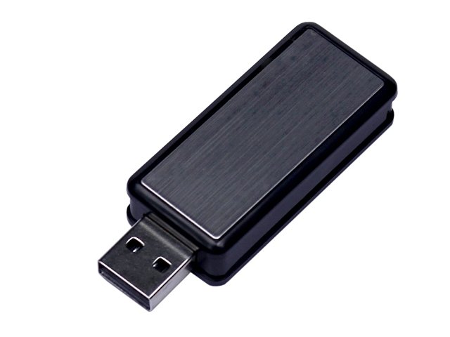 USB 3.0- флешка промо на 32 Гб прямоугольной формы, выдвижной механизм (K6634.32.07)