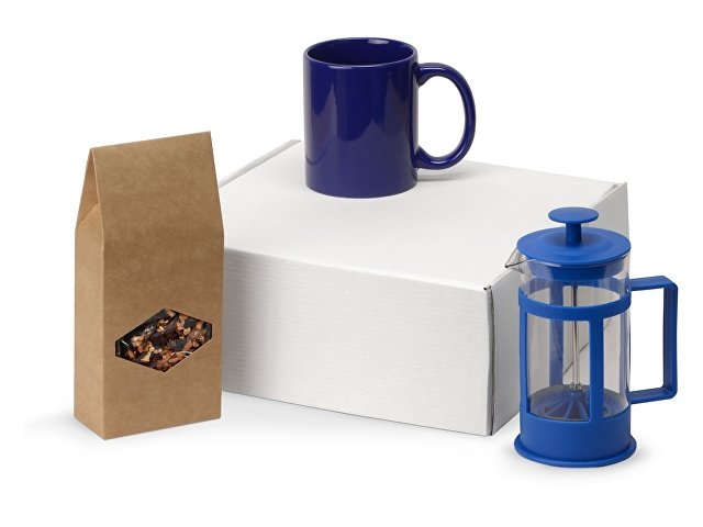 Подарочный набор с чаем, кружкой и френч-прессом «Чаепитие» (K700411.02)