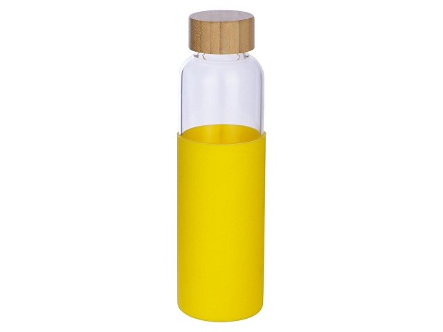 Стеклянная бутылка для воды в силиконовом чехле «Refine» (K887314)