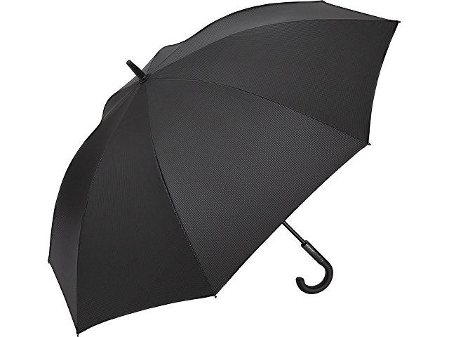 Зонт-трость «Carbon» с куполом из переработанного пластика (K100084)
