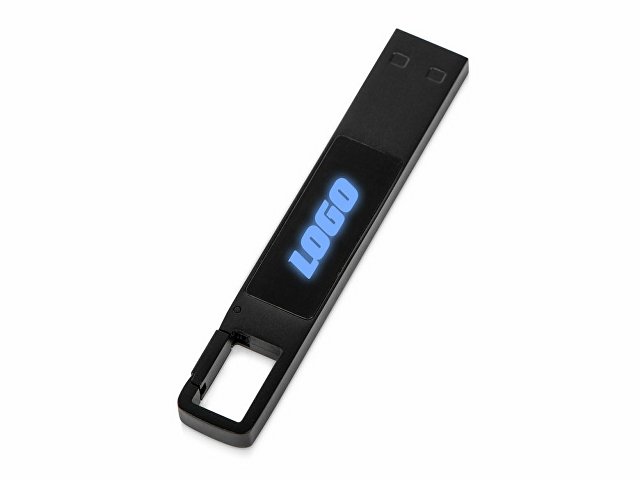 USB 2.0- флешка на 32 Гб c подсветкой логотипа «Hook LED» (K624212)