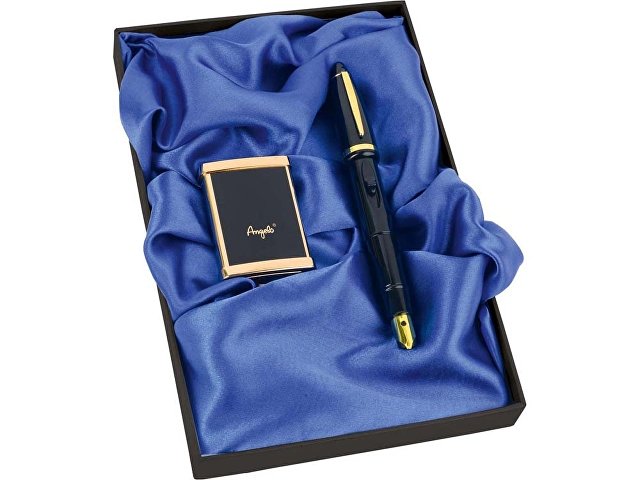 Набор «Акра»: ручка-зажигалка, пепельница (K450607)