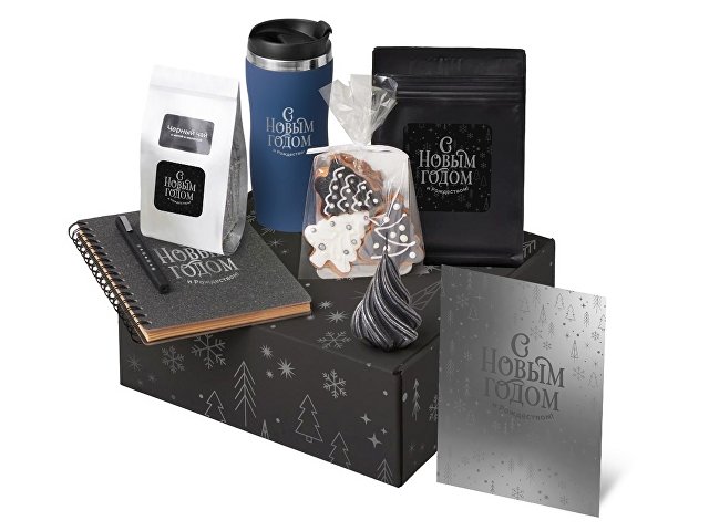 Подарочный набор «Re:Charge» с термокружкой, кофе и блокнотом (K210096.12)