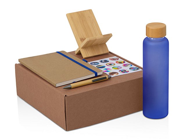 Набор «Wooden» с бутылкой, блокнотом, ручкой и подставкой для телефона (K320062.01)