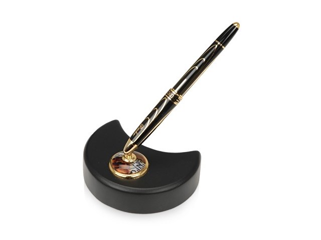 Набор «Министр»: ручка-роллер на подставке (K53295.05p)