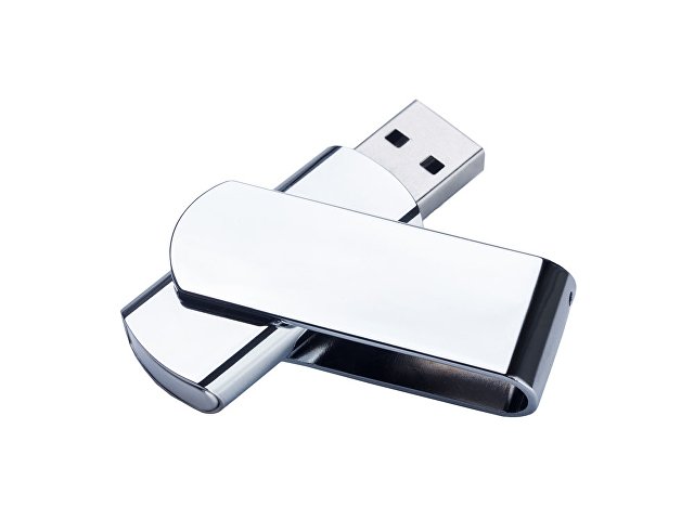USB 2.0- флешка на 4 Гб глянцевая поворотная (K3027.00.4)