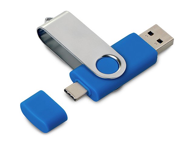 USB3.0/USB Type-C флешка на 16 Гб «Квебек C» (K7401.02.16)