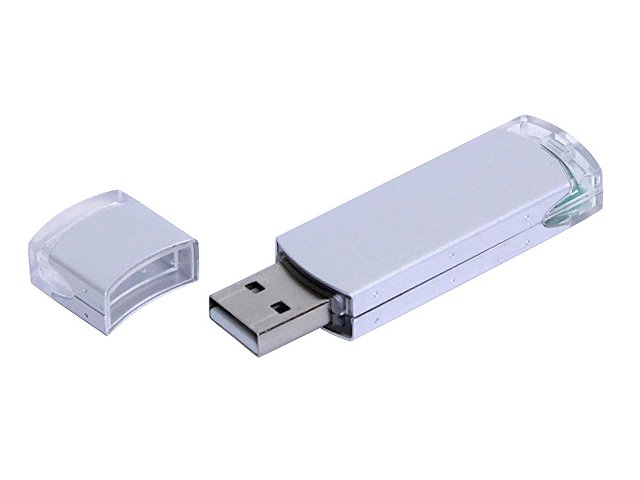 K6014.4.00 - USB 2.0- флешка промо на 4 Гб прямоугольной классической формы