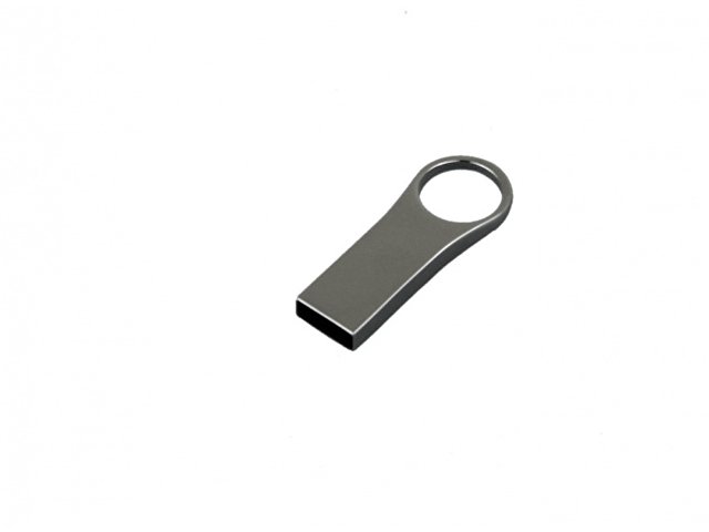 K6590.64.00 - USB 2.0- флешка на 64 Гб с мини чипом, компактный дизайн с большим круглым отверстием