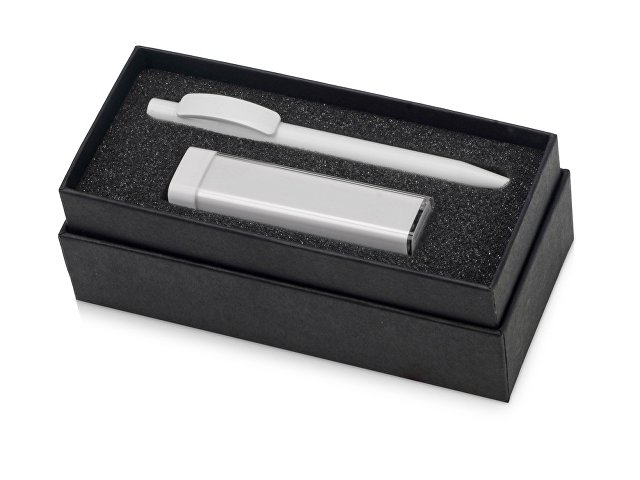 K700302.06 - Подарочный набор White top с ручкой и зарядным устройством