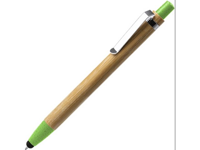 KBL8084TA114 - Ручка-стилус шариковая бамбуковая NAGOYA