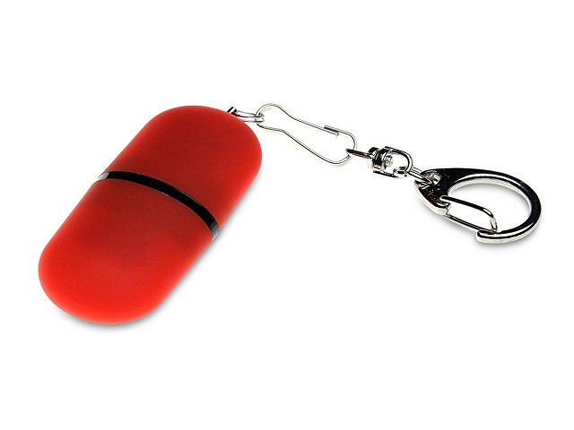 USB 2.0- флешка «Goutte Soft-touch» на 128 Гб каплевидной формы (K6115.128.01)