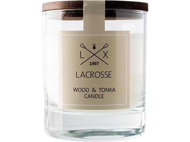 Свеча ароматическая в стекле «Дерево & Тонка» (K436201)