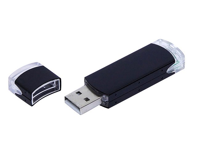 USB 2.0- флешка промо на 4 Гб прямоугольной классической формы (K6014.4.07)