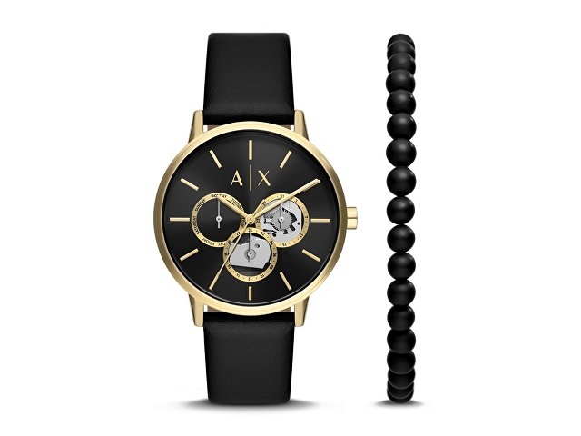 Подарочный набор: часы наручные мужские с браслетом (K78617)