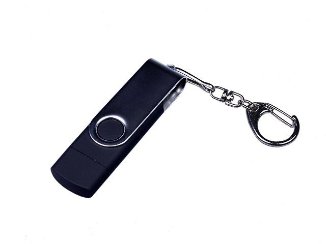 USB 3.0/micro USB/Type-C- флешка на 32 Гб с поворотным механизмом (K6696.32.07)