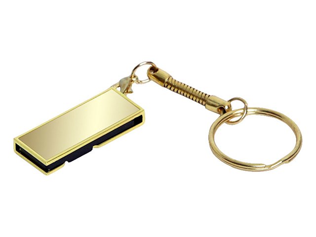 USB 2.0- флешка на 8 Гб с поворотным механизмом и зеркальным покрытием (K6008.8.05)