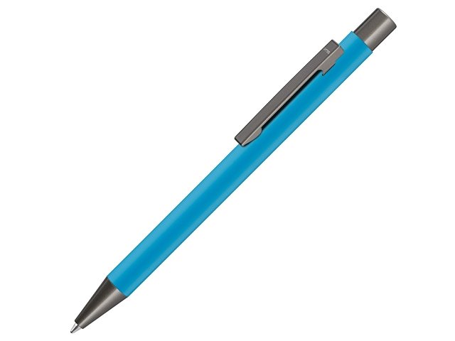 K187927.10 - Ручка металлическая шариковая «Straight Gum» soft-touch с зеркальной гравировкой