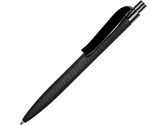 Ручка пластиковая шариковая Prodir QS 03 PRP с рисунком «протектор шины» софт-тач PRP (Kqs03prp-75)