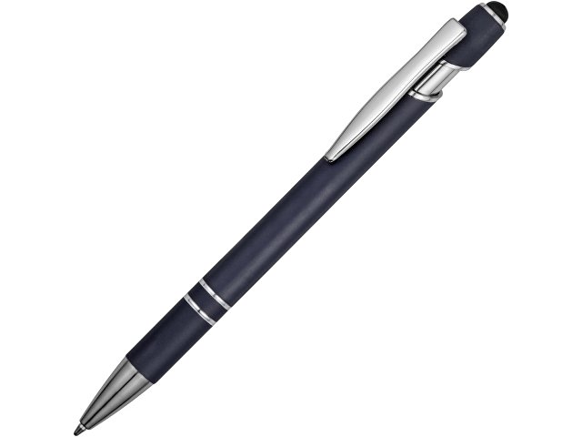 K18381.02 - Ручка-стилус металлическая шариковая «Sway» soft-touch