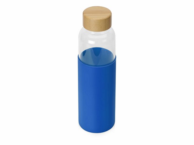 K887312p - Стеклянная бутылка для воды в силиконовом чехле «Refine»