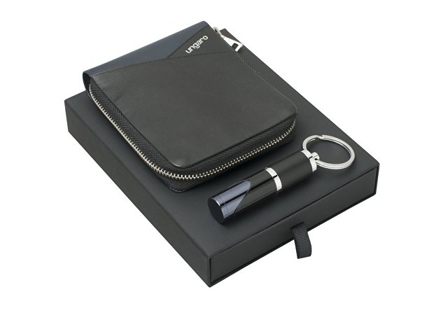 Подарочный набор Lapo: кошелек с застежкой-молнией, брелок (KUPKL617)