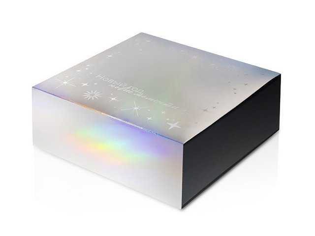 Подарочная коробка с голографическим шубером «Aurora», L (K700645)
